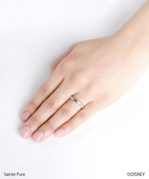 BLOOM（ブルーム）の「Disney（ディズニー）美女と野獣 シルバー ペアリング（メンズ） BLOOM/ブルーム（リング・レディース・その他/ホワイト・11号/15号/17号/13号）」の4枚目の写真