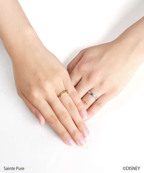 BLOOM（ブルーム）の「Disney（ディズニー）美女と野獣 シルバー ペアリング（メンズ） BLOOM/ブルーム（リング・レディース・その他/ホワイト・11号/15号/17号/13号）」の3枚目の写真