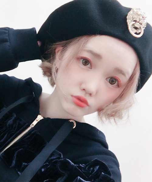 onespo(ワンスポ)の「ライオンベレー(ハンチング/ベレー帽・レディース・ブラック・FREE)」の1枚目の写真