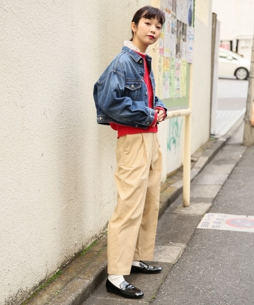 LOWRYS FARM(ローリーズファーム)の「オックスカラーワイドパンツ 783374 (その他パンツ・レディース・ブラック/ライラック/オレンジ/ベージュ・MEDIUM/LARGE)」の18枚目の写真