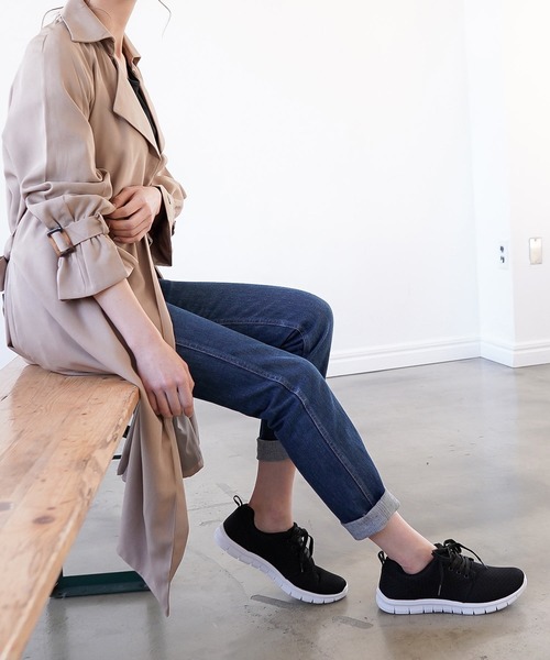 AmiAmi（アミアミ）の「超軽量スニーカー（スニーカー・レディース・ピンク/ブラック/ブラックミックス/ミックスグレー/レッド/ネイビー/ホワイト/ブラック系その他/グレー系その他/グレー/ピンク系その他/ライトグレー/パープル・23.5cm/22.5cm/24.5cm/23cm/25cm/24cm）」の19枚目の写真