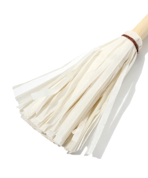 LIVETART(リヴェタート)の「斐伊川和紙/ミニはたき(ステーショナリー・オフホワイト・FREE)」の2枚目の写真