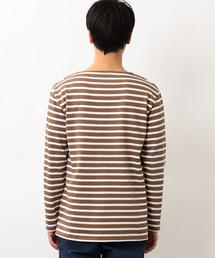 【美品】セントジェームス/グリーンレーベルリラクシング別注　ウェッソン　ピンク Cut & Sewn｜TOPS｜グリーンレーベル リラクシング（green label
