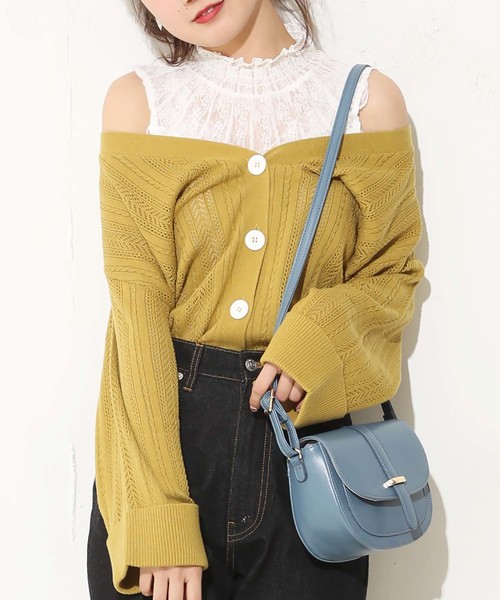 one after another NICE CLAUP（ワンアフターアナザーナイスクラップ）の「プチハイレーステレコインナー（タンクトップ・レディース・オフホワイト/ブラック/イエロー/アイボリー/その他12・FREE）」の2枚目の写真