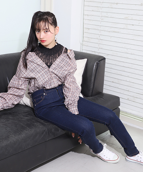 one after another NICE CLAUP（ワンアフターアナザーナイスクラップ）の「プチハイレーステレコインナー（タンクトップ・レディース・オフホワイト/ブラック/イエロー/アイボリー/その他12・FREE）」の8枚目の写真