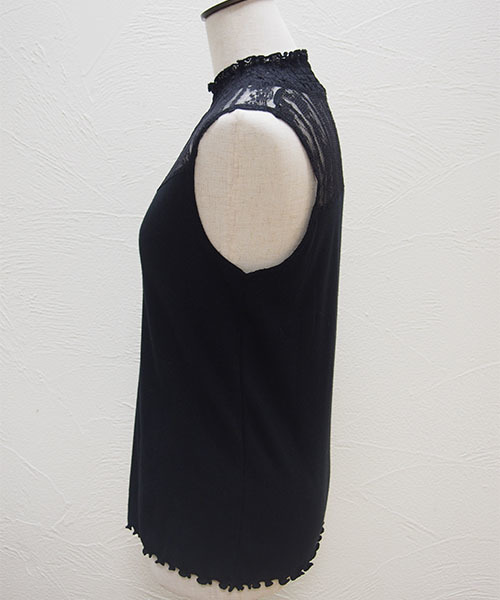 one after another NICE CLAUP（ワンアフターアナザーナイスクラップ）の「プチハイレーステレコインナー（タンクトップ・レディース・オフホワイト/ブラック/イエロー/アイボリー/その他12・FREE）」の12枚目の写真