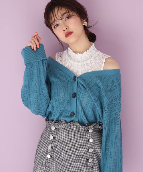 one after another NICE CLAUP（ワンアフターアナザーナイスクラップ）の「プチハイレーステレコインナー（タンクトップ・レディース・オフホワイト/ブラック/イエロー/アイボリー/その他12・FREE）」の15枚目の写真