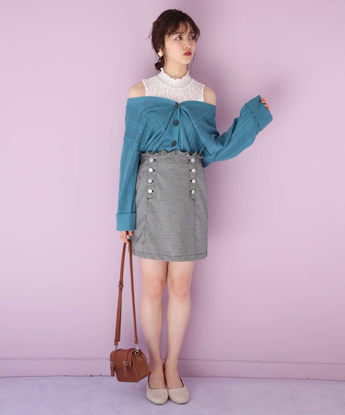 one after another NICE CLAUP（ワンアフターアナザーナイスクラップ）の「プチハイレーステレコインナー（タンクトップ・レディース・オフホワイト/ブラック/イエロー/アイボリー/その他12・FREE）」の17枚目の写真