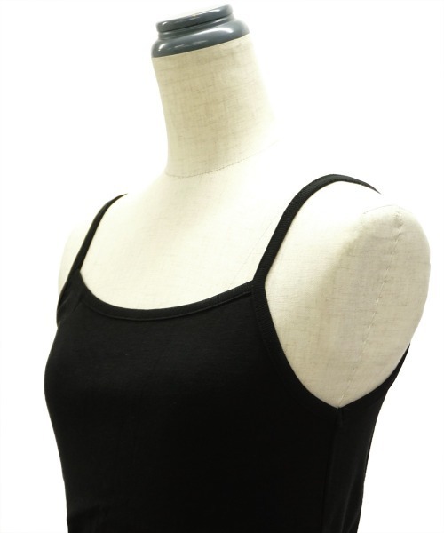 DONOBAN（ドノバン）の「コットンフライスキャミソール（キャミソール・レディース・ブラック/ホワイト/ネイビー/チャコールグレー/杢グレー/カーキ/グレイッシュベージュ・M/L/LL/4L/3L）」の18枚目の写真