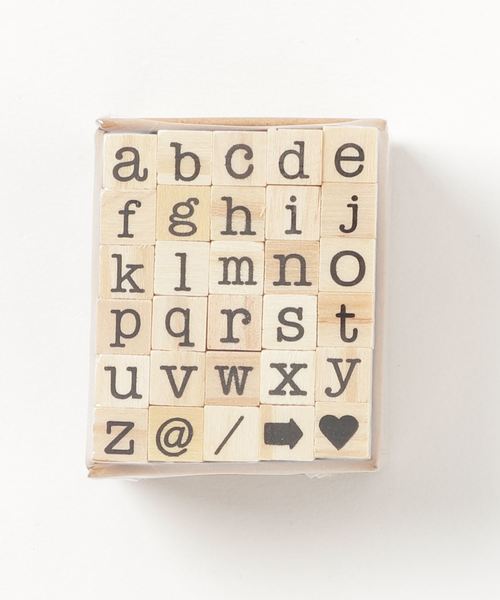 HIGHTIDE（ハイタイド）の「TOOLS to LIVEBY ツールズ トゥ リブバイ アルファベットスタンプ ミニ（ステーショナリー・レディース・その他1/その他2・FREE）」の3枚目の写真