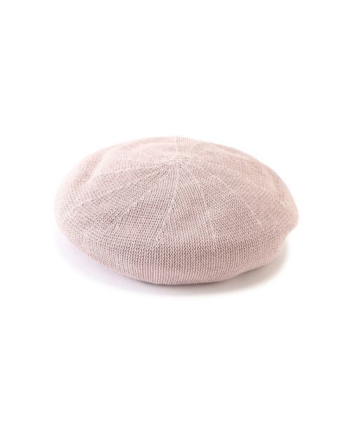 N.(N. Natural Beauty Basic)(エヌエヌナチュラルビューティーベーシック)の「スプリングベレー帽(ハンチング/ベレー帽・レディース・ブラック/グレー/ピンク・FREE)」の1枚目の写真