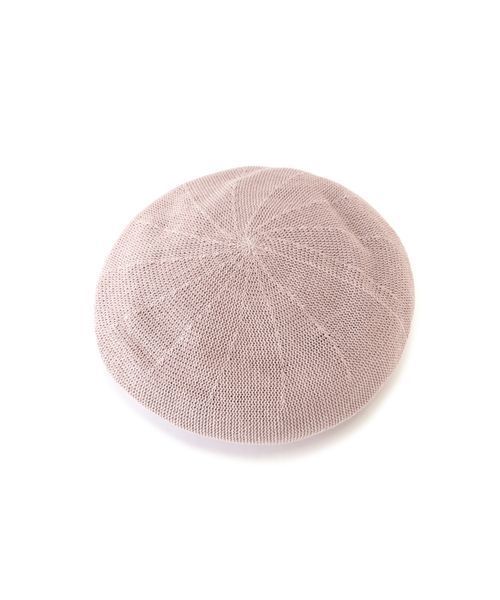 N.(N. Natural Beauty Basic)(エヌエヌナチュラルビューティーベーシック)の「スプリングベレー帽(ハンチング/ベレー帽・レディース・ブラック/グレー/ピンク・FREE)」の7枚目の写真