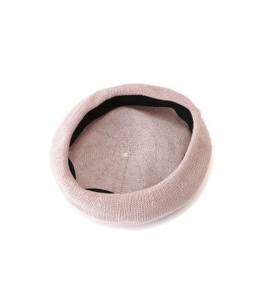 N.(N. Natural Beauty Basic)(エヌエヌナチュラルビューティーベーシック)の「スプリングベレー帽(ハンチング/ベレー帽・レディース・ブラック/グレー/ピンク・FREE)」の10枚目の写真