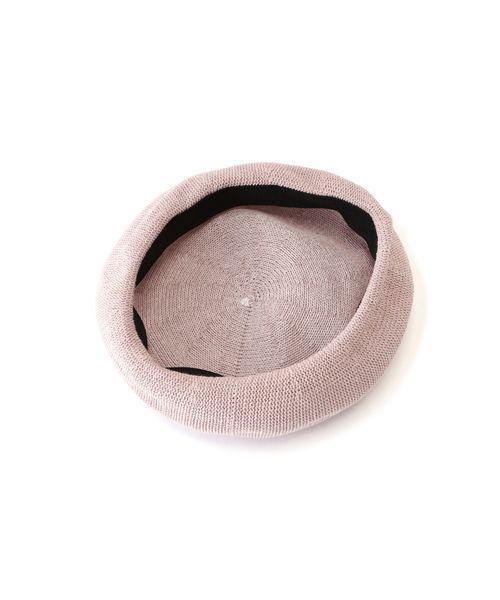 N.(N. Natural Beauty Basic)(エヌエヌナチュラルビューティーベーシック)の「スプリングベレー帽(ハンチング/ベレー帽・レディース・ブラック/グレー/ピンク・FREE)」の5枚目の写真