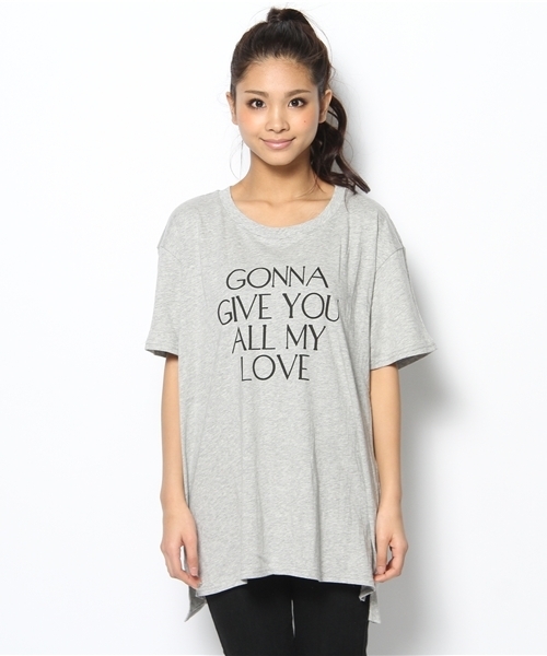 LOVE BOAT(ラブ・ボート)の「マドンナBIG Tシャツ(Tシャツ/カットソー・レディース・ブラック系/グレー系2/ホワイト系・FREE)」の4枚目の写真