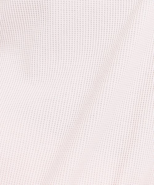 natural couture（ナチュラルクチュール）の「ワッフルTシャツ（Tシャツ/カットソー・レディース・アイボリー/ブラック/トップグレー/ピンクベージュ/レッド・FREE）」の20枚目の写真