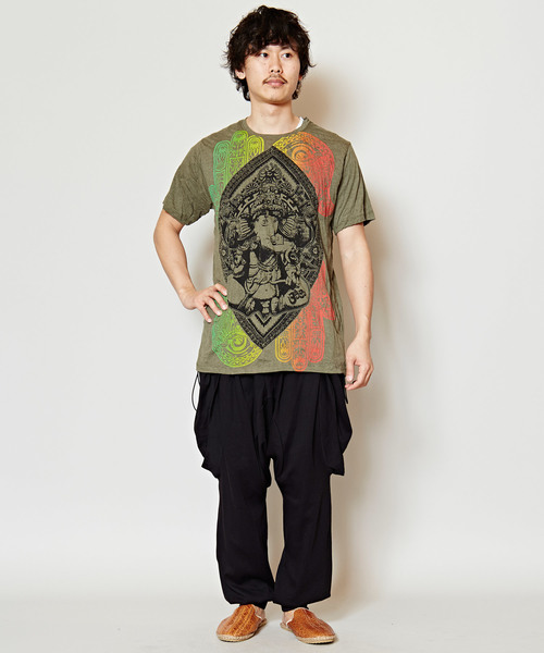 チャイハネ】ジャージ変形MEN'Sサルエルパンツ（その他パンツ