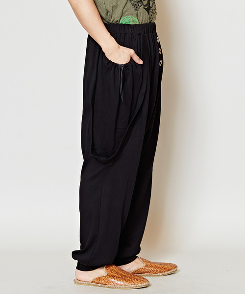 チャイハネ（チャイハネ）の「【チャイハネ】ジャージ変形MEN'Sサルエルパンツ（その他パンツ・メンズ・ブラック/グレー/カーキ・FREE）」の15枚目の写真