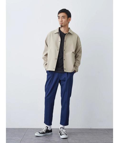 SEVENDAYS=SUNDAY（セブンデイズサンデイ）の「チノテーパードパンツ（チノパンツ・メンズ・ベージュ/カーキ/ネイビー・S/M/L）」の8枚目の写真