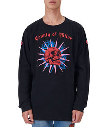 MARCELO BURLON | MARCELO BURLON “SKULL” L/S Tシャツ(Tシャツ/カットソー)