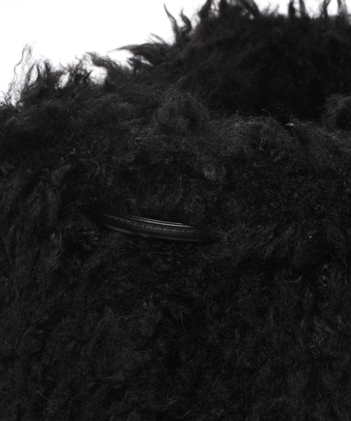 LAKOLE（ラコレ）の「エコラムファー巾着トートバッグ / LAKOLE（トートバッグ・レディース・ブラック/ホワイト/グレー・FREE）」の4枚目の写真