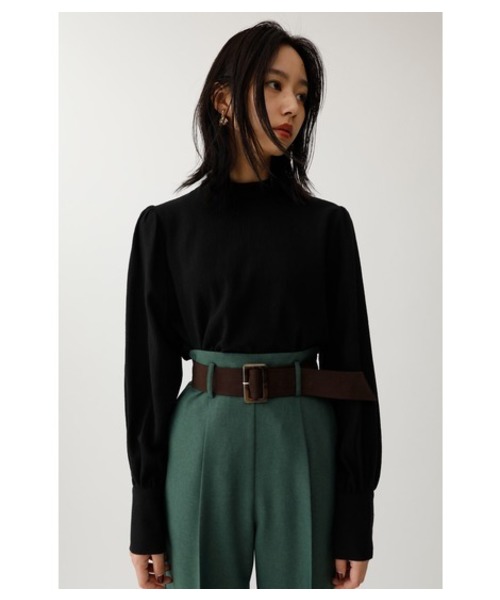 MOUSSY（マウジー）の「FALL COLOR PUFF SLEEVE TOP（Tシャツ/カットソー・レディース・ブラック/パープル/オフホワイト/ライトブラウン・FREE）」の19枚目の写真