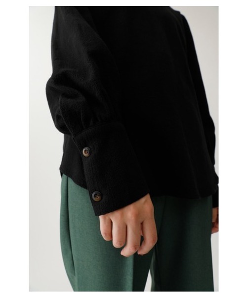 MOUSSY（マウジー）の「FALL COLOR PUFF SLEEVE TOP（Tシャツ/カットソー・レディース・ブラック/パープル/オフホワイト/ライトブラウン・FREE）」の14枚目の写真