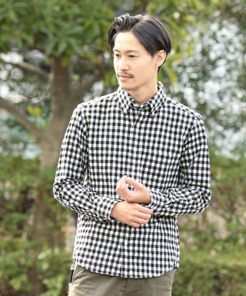 SHIPS（シップス）の「SC: フェザー ギンガムチェック ボタンダウン