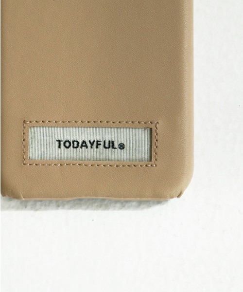 TODAYFUL（トゥデイフル）の「ロゴiPhoneケース（スマホケース/カバー・レディース・ブラック/ベージュ/ブラウン・S/M）」の8枚目の写真