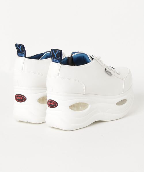 YOSUKE（ヨースケ）の「「YOSUKE/ヨースケ」厚底レースアップスニーカー（スニーカー・レディース・ホワイト/ブラック/ブラックミックス/ピンク系その他/ネイビー/ブラック系その他/ホワイト系その他/ライトピンク/ブラック×ブラック・23/24/22.5/24.5/23.5）」の11枚目の写真