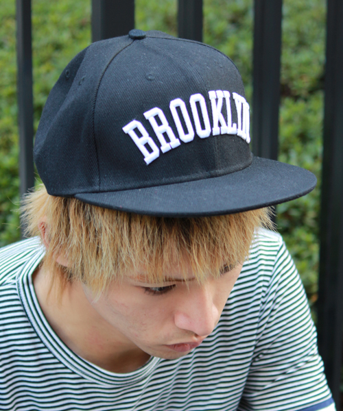 WEGO（ウィゴー）の「WEGO/BROOKLYNキャップ（キャップ・メンズ・ホワイト/ブラック・FREE）」の12枚目の写真