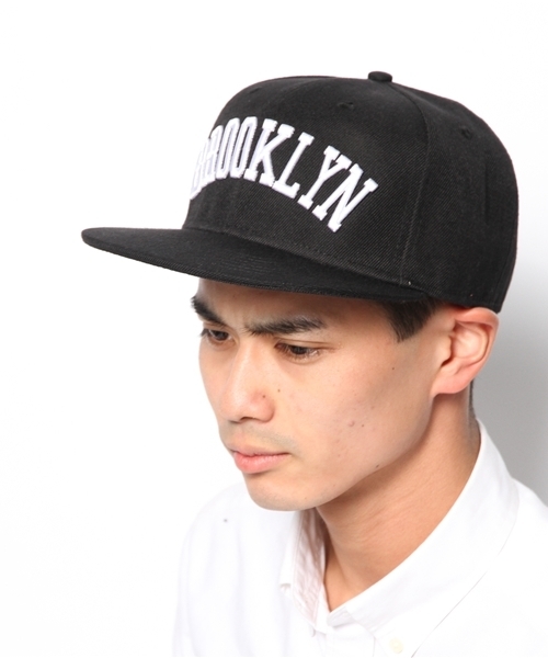WEGO（ウィゴー）の「WEGO/BROOKLYNキャップ（キャップ・メンズ・ホワイト/ブラック・FREE）」の10枚目の写真