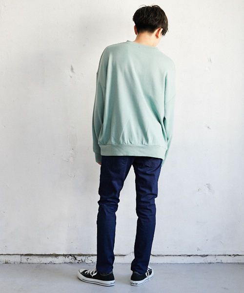 PairPair(ペアペア)の「裏毛ヘンリーネックプルオーバー(Tシャツ/カットソー・メンズ・ブラック/ベージュ/ライトグリーン・FREE)」の20枚目の写真
