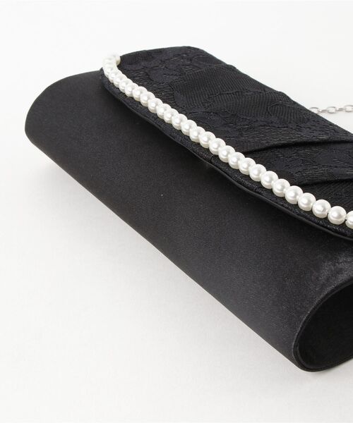 rps（アールピーエス）の「レースパール２ＷＡＹクラッチバッグ（クラッチバッグ・レディース・ブラック/ベージュ・フリー）」の21枚目の写真