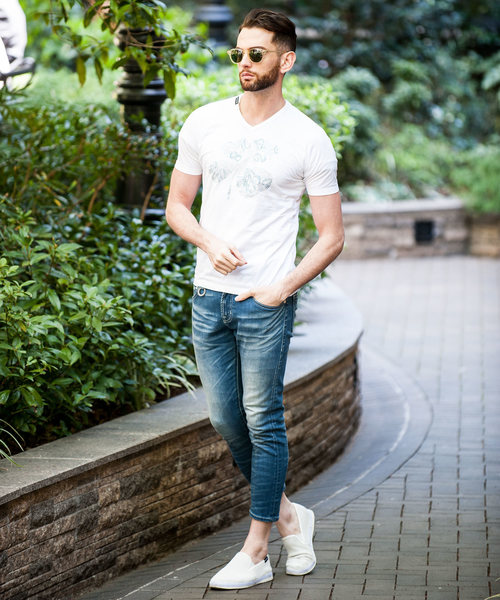 Buffalo Bobs（バッファローボブズ）の「QUADRIFOGLIO(クアドリフォリオ)メタルフィット Tシャツ（Tシャツ/カットソー・メンズ・ホワイト/ブラック・2-3/3-4/1-2）」の18枚目の写真