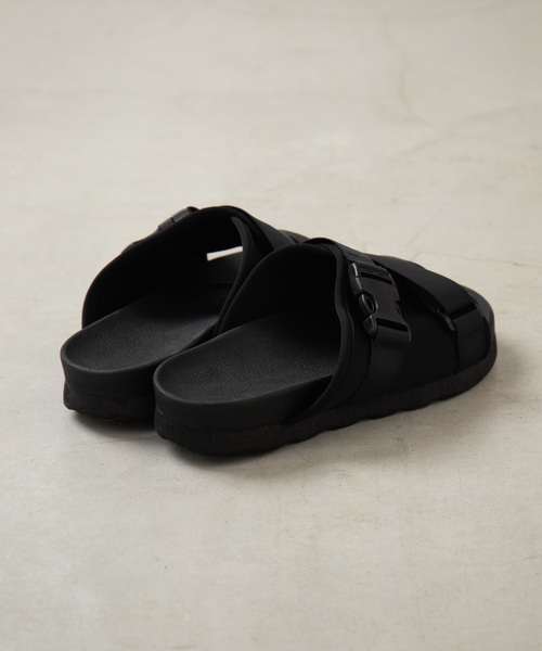 WEGO（ウィゴー）の「WEGO/クロスベルトストラップサンダル（サンダル・メンズ・ブラック/グレー/ネイビー・MEDIUM/LARGE）」の8枚目の写真