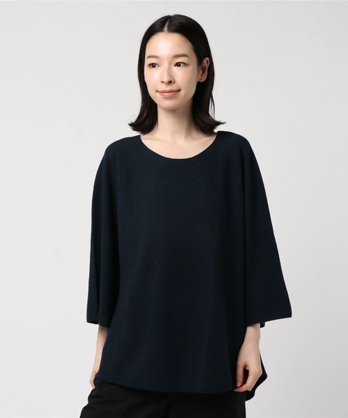 sabstreet my standard(サブストリートマイスタンダード)の「ホールガーメントニット【大きいサイズ対応】【9号(M)~19号(5L)】(ニット/セーター・レディース・ホワイト/グレー/グリーン/ネイビー・15号/19号/9号)」の9枚目の写真