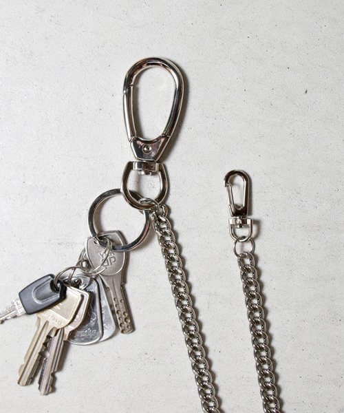 ウォレットチェーン フック付き Lサイズ】ウォレットチェーン 付きウォレットカード【本革