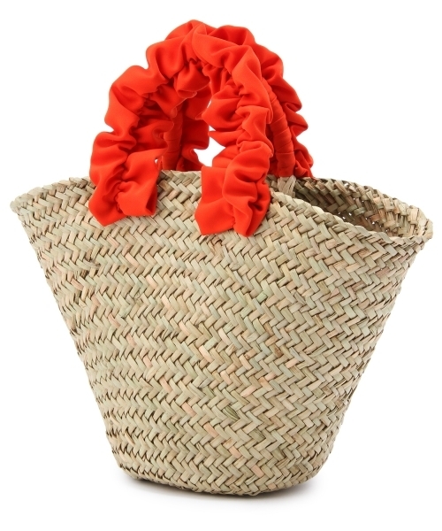 Jewel Changes（ジュエルチェンジズ）の「JC ギャザーハンドル カゴ BAG（かごバッグ・レディース・ピンク/レッド/ネイビー・フリー）」の9枚目の写真