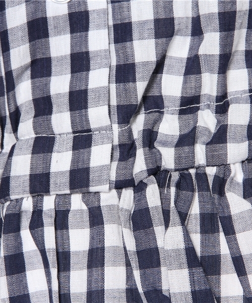 WEGO（ウィゴー）の「WEGO/ギンガムチェック半袖ワンピース（ワンピース・レディース・ブラック/ブルー/レッド・FREE）」の13枚目の写真