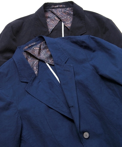 MONKEY TIME（モンキータイム）の「MT∴ ポプリン 3ボタン ブレザー◆（テーラードジャケット・メンズ・ブラック/ネイビー・LARGE/X-LARGE/MEDIUM/SMALL）」の8枚目の写真