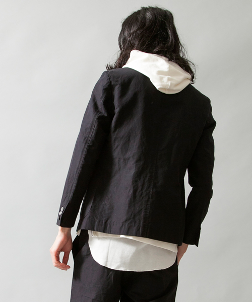 MONKEY TIME（モンキータイム）の「MT∴ ポプリン 3ボタン ブレザー◆（テーラードジャケット・メンズ・ブラック/ネイビー・LARGE/X-LARGE/MEDIUM/SMALL）」の9枚目の写真