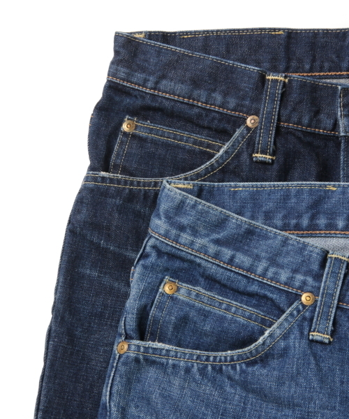 BEAMS(ビームス)の「○Lee×BEAMS / 別注 デニムカットオフ ショーツ(デニムパンツ・メンズ・ライトブルー/ダークブルー・29inch/31inch/33inch)」の13枚目の写真