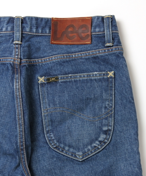 BEAMS(ビームス)の「○Lee×BEAMS / 別注 デニムカットオフ ショーツ(デニムパンツ・メンズ・ライトブルー/ダークブルー・29inch/31inch/33inch)」の14枚目の写真