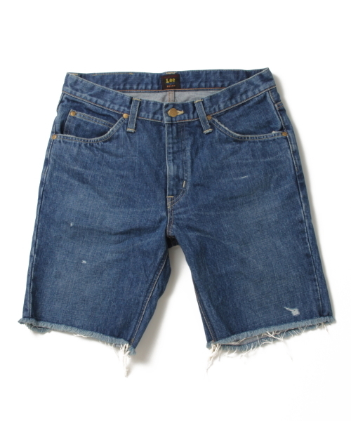 BEAMS(ビームス)の「○Lee×BEAMS / 別注 デニムカットオフ ショーツ(デニムパンツ・メンズ・ライトブルー/ダークブルー・29inch/31inch/33inch)」の6枚目の写真