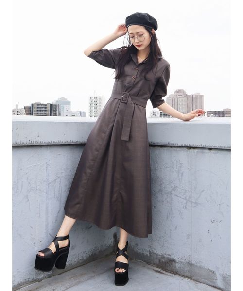 EMODA（エモダ）の「マキシシャツドレス（ワンピース）」 - WEAR 