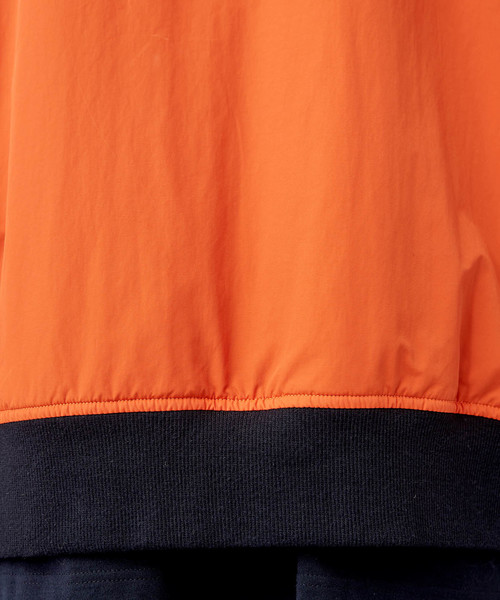 セール】異素材ドッキングチェックボンバージャケット(MA-1)（MA-1