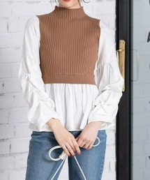fifth | ボリュームスリーブドッキングニット(ニット/セーター)