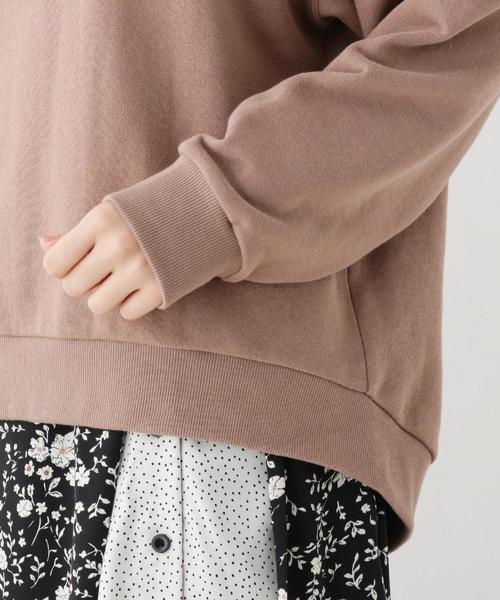 grove（グローブ）の「バックスリット裏毛フードプルオーバー（パーカー・レディース・オフホワイト/ブラウン系その他/ライトベージュ・02/03）」の8枚目の写真