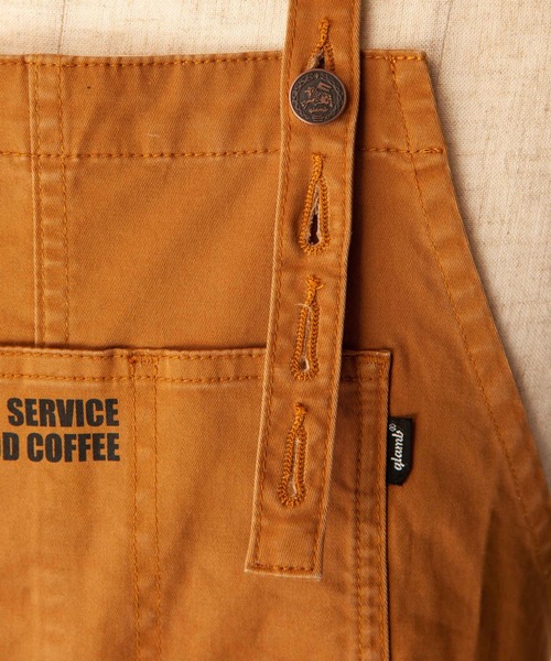 glamb（グラム）の「Natalie cafe apron / ナタリーカフェエプロン（エプロン・メンズ・ブラック/キャメル・FREE）」の9枚目の写真